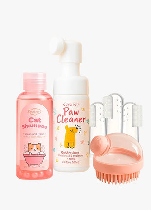 Pack Baño y Masaje para Gatos