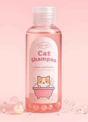Champú para gatos – Limpieza suave y aroma fresco