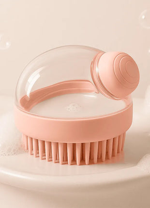 Cepillo de baño con dispensador de jabón